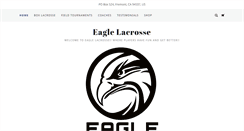 Desktop Screenshot of eaglelacrosse.com